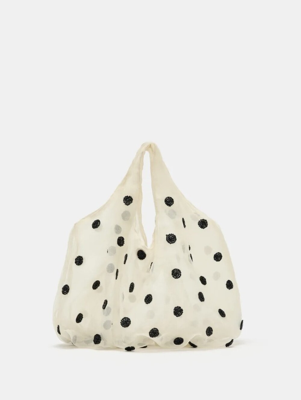 ZARA MESH BEAD HANDBAG